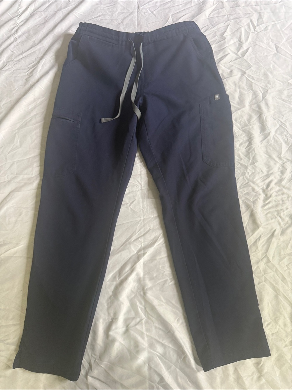 Figs Navy Drawstring Jogger Pants